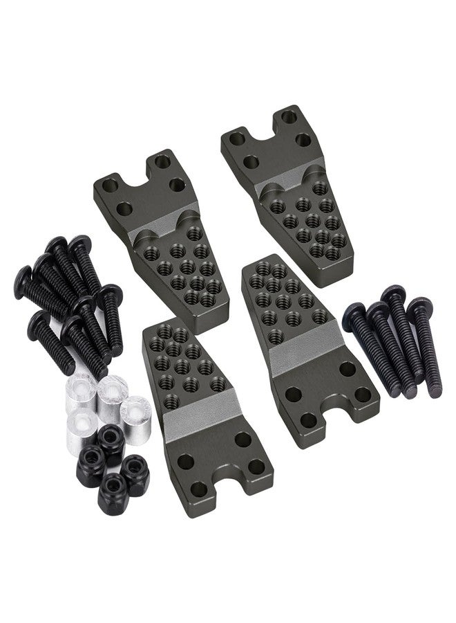 حامل ممتص صدمات معدني أسود قابل للتعديل لسيارات التحكم عن بعد TRX4 Axial SCX10 و SCX10 II 90046 D90 D110 - Image 5